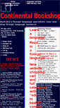 Mobile Screenshot of continentalbookshop.com